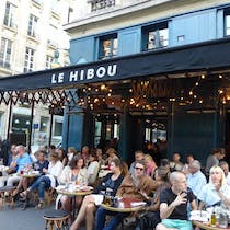 Have a drink or a dinner at Le Hibou