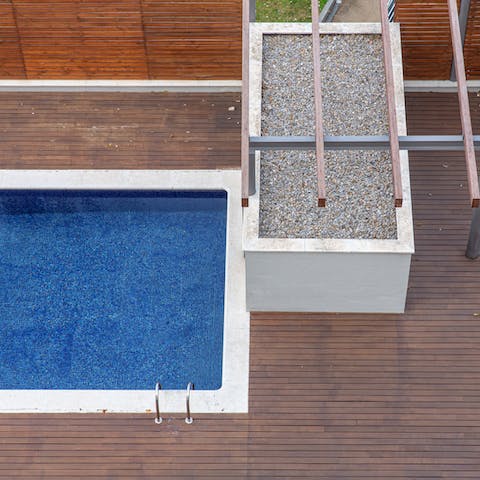 The resident-only pool