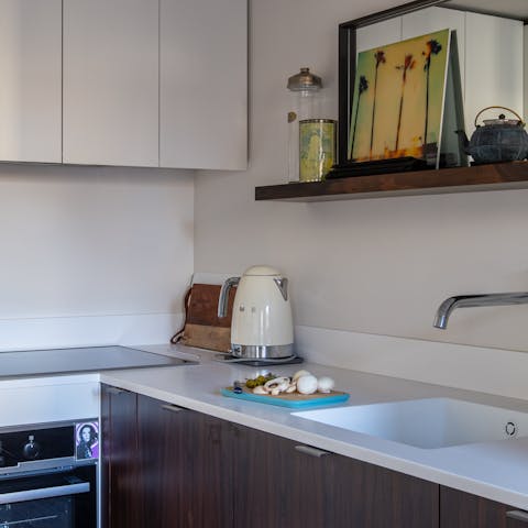 Equipped modern kitchen