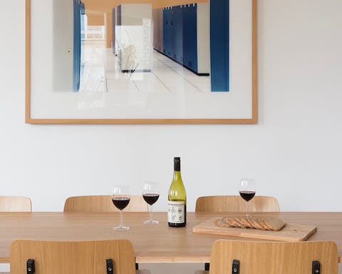 The sociable dining area
