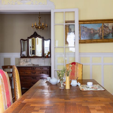 Elegant dining space