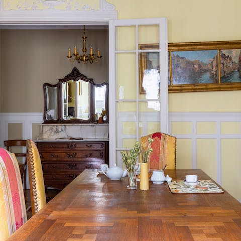 Elegant dining space