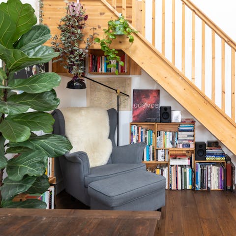 A cosy nook for reading