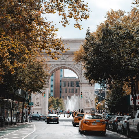Explore Greenwich Village and its restaurants, live music and comedy clubs
