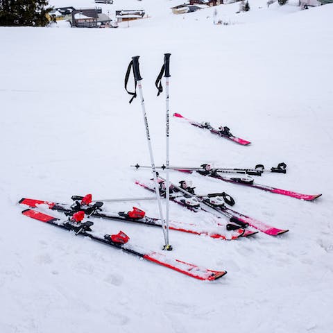 Walk out of your front door and hit the slopes