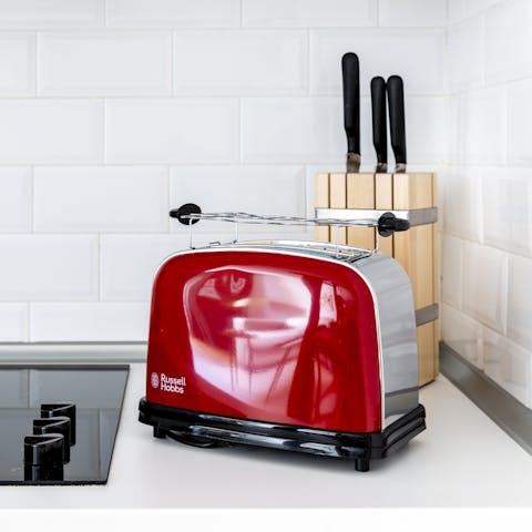 The high-quality kitchen appliances