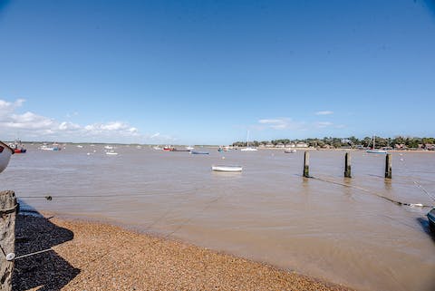 Enjoy fishing and sailing right on your doorstep