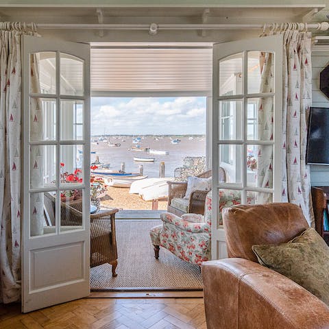 Spot migratory seabirds from the veranda