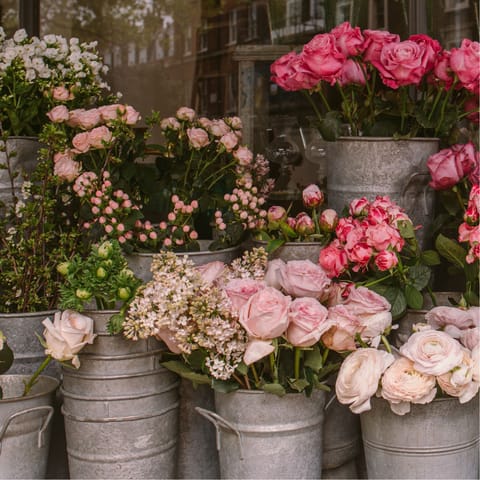Pick up some flowers from Mercado do Bolhão, a two-minute stroll from this home