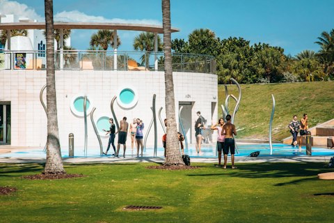 Relax at North Beach Oceanside Park's wide, uncrowded Atlantic shoreline, a twenty-minute walk