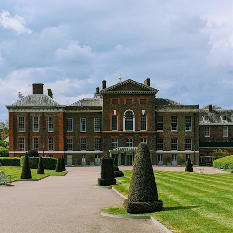 Take a tour of nearby Kensington Palace