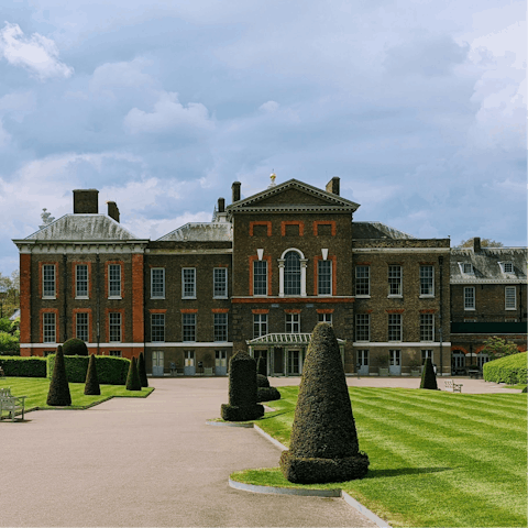 Take a tour of nearby Kensington Palace
