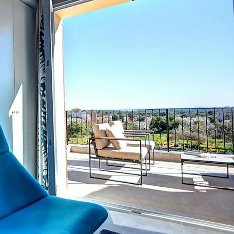 Sip on a morning mimosa on one of several terraces