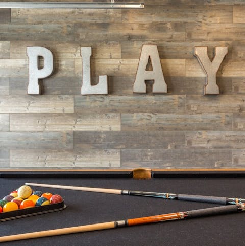 Play a few rounds of pool