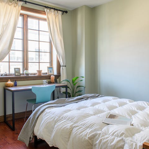 Plenty of natural light