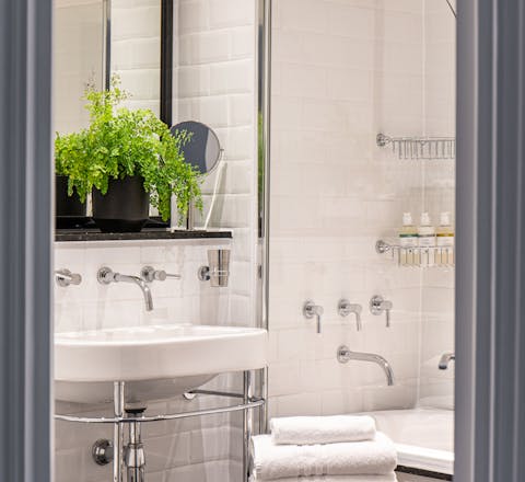 Pamper yourself with high quality toiletries