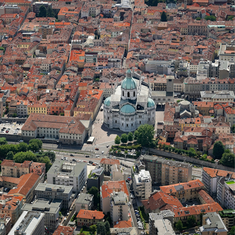 Visit Como Cathedral, a twenty-five minute drive