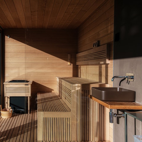 Unwind in the sauna