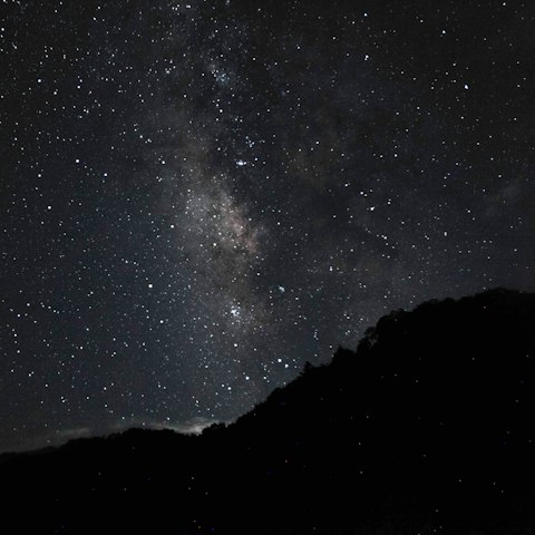 Enjoy a spot of stargazing from the hot springs Ryujinmura village is known for