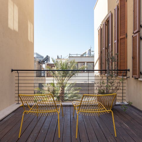 Lots of tranquil outside space