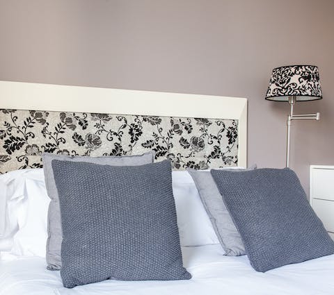 The decorative headboard