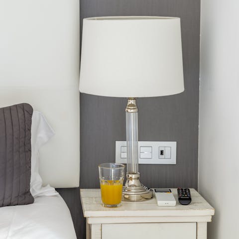The chic bedside lamp