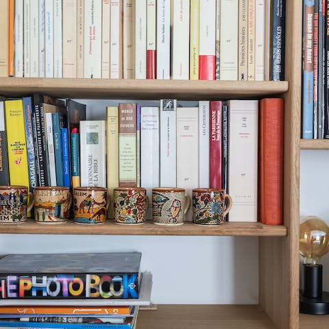 Choose a new favourite from the book collection for a rainy afternoon