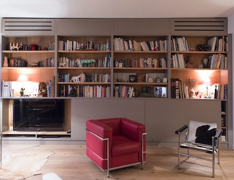 The extensive family library