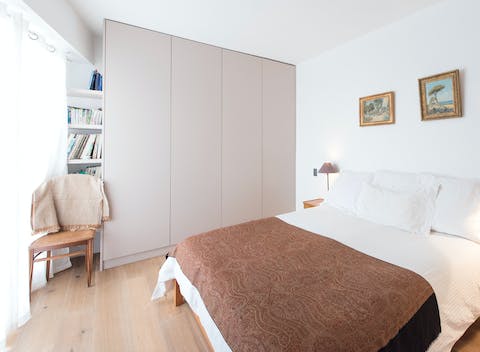 A bright and airy master bedroom