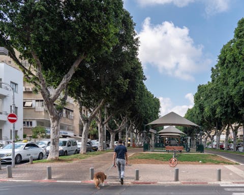Around the corner from Rothschild Boulevard