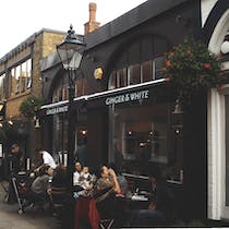 Head to Hampstead for Coffee at ginger & white