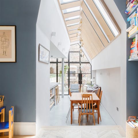 Flooded with natural light