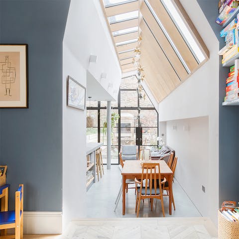 Flooded with natural light
