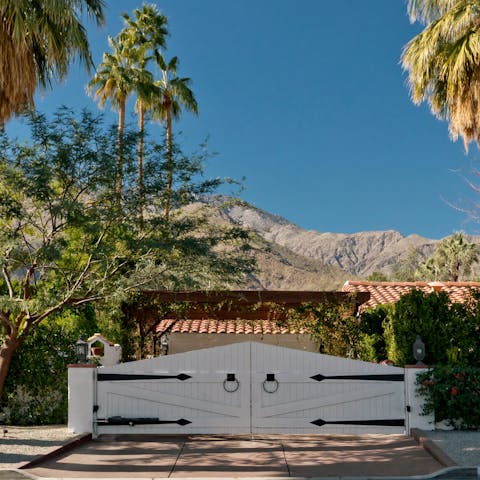 Go hiking or cycling straight from the door of this beautiful home