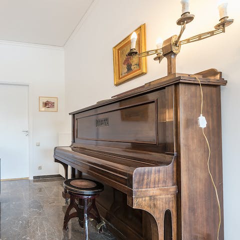 Soundtrack your evening to a tune on the piano