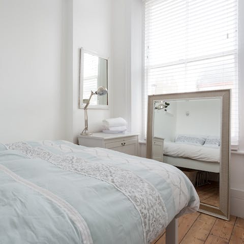 tranquil bedroom area