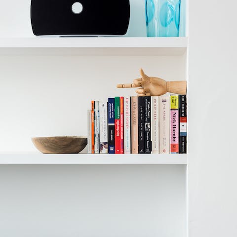 array of reading material