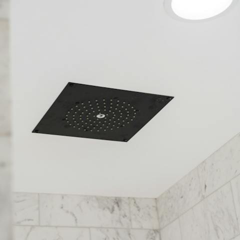 A rainfall shower