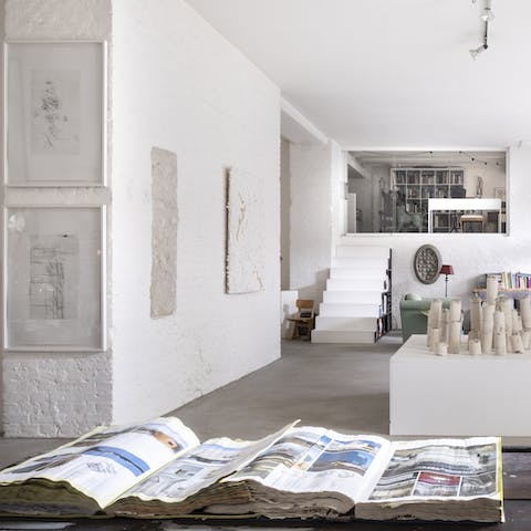 Curated contemporary artwork