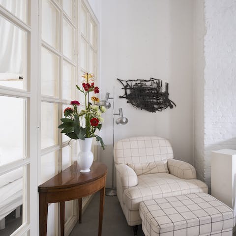 Comfortable seating space