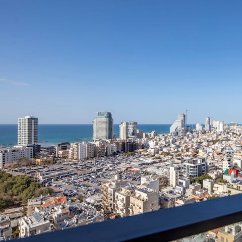 Sweeping city views