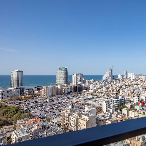 Sweeping city views