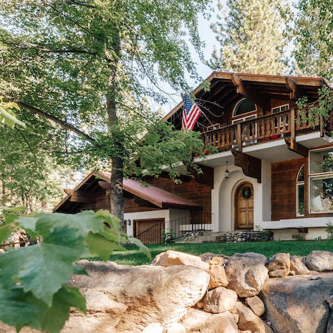 Tucked away among the trees