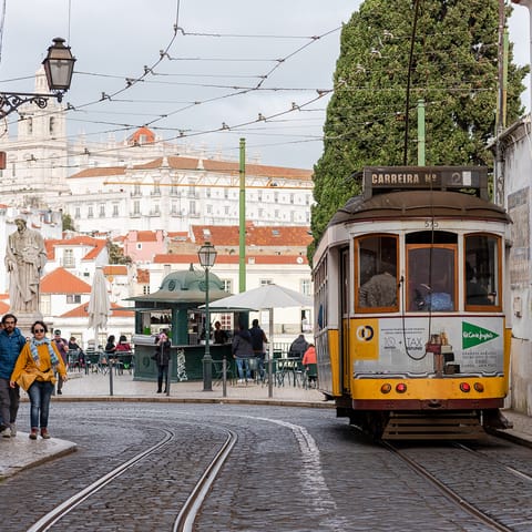Go out and explore your Alfama neighbourhood – São Jorge Castle is a two-minute walk away