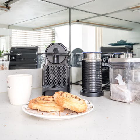 well-equipped kitchen