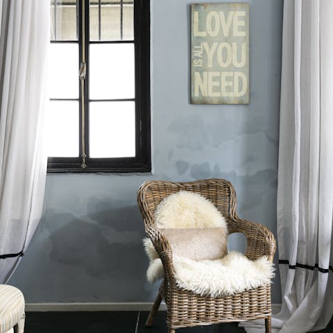 Wicker armchairs