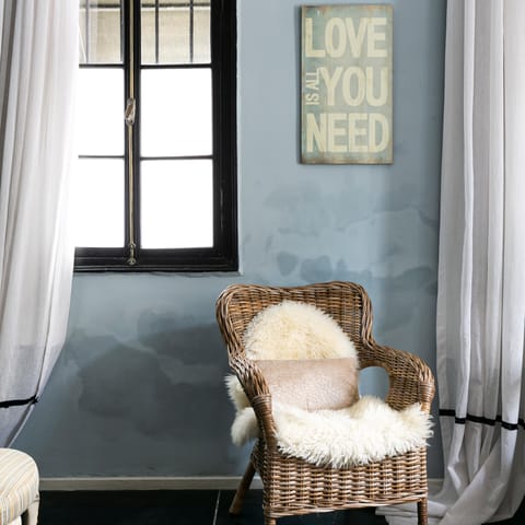 Wicker armchairs