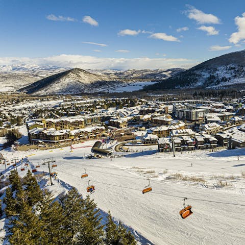 Hit Park City's slopes, thanks to ski-in, ski-out access