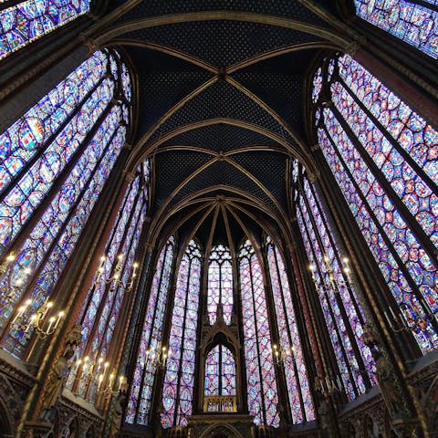 Discover Sainte-Chapelle, a six-minute stroll away