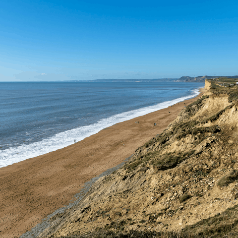 Enjoy a refreshing stroll along nearby Hive beach